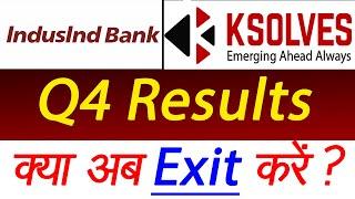 IndusInd Bank Q4 Results | Ksolves India Q4 Results  | Investing Darpan  #indusindbank  #bank