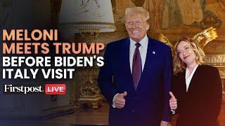 LIVE: Italy's PM Meloni Visits Donald Trump in Florida Ahead of Biden's Visit to Rome