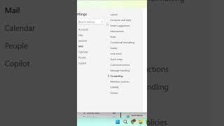 Auto forward Emails in New Outlook