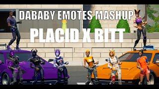 Fortnite - Dababy Emotes Mashup | Placid X RageQuit Bitt