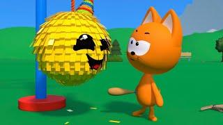 Annoying Pinata VS Toy Hummers - Kote Kitty Kids songs and videos