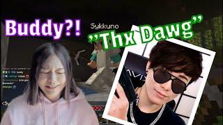 Miyoung’s reaction to Sykkuno saiying “Thx Dawg” | OTV MINECRAFT Server