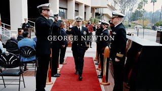 George Newton Military Retirement Ceremony in San Diego