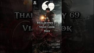 Thalapathy 69 Vijay Look Test #thalapathy69 #thalapathyvijay #shorts #short #thalapathy69update