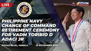 Philippine Navy Change of Command & Retirement Ceremony 11/15/2024