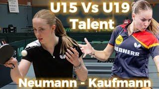 GERMAN GIRL POWER ANNETT KAUFMANN Vs JOSI NEUMANN |  The Best U19 & U15 Womens Player