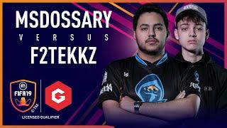 F2Tekkz vs Msdossary - Gfinity FUT Champions Cup Xbox Final