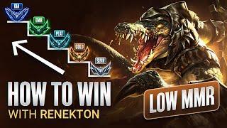 How to Climb out of Lower MMR Using RENEKTON - Season 14 Renekton Guide