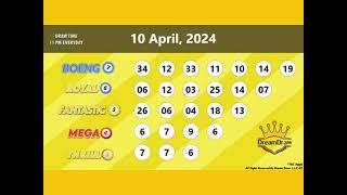 Dream Draw lottery results update 10/4/2024 ROYAL 6 FANTASTIC 5 MEGA 4 THRILL 3 APRIL 2024