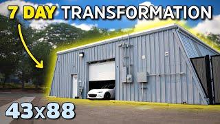 Building Our Dream Garage In 7 Days