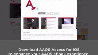 Make notes in your AAOS eBooks using the AAOS Access app