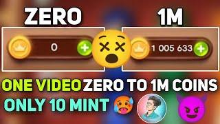 One video Zero to 1 million Coins  Carrom pool • Carrom Pool Zero To 1 million Coins 