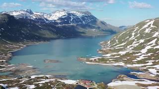 Eidsbugarden - Height 1060 moh - Bygdin - Jotunheimen - Vang - Valdres - Norway  Norge - Drone 4K