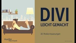 Mobile Anpassungen im Divi