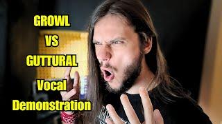 Death Metal Vocals For Beginners - False Chord Growl Vs Gutturals