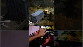 Mudrunner + Graphic Mod + Reshade Steering wheel Gameplay#10 #shorts #spintires #mudrunner #logitech