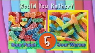 Would you Rather?  Candy Edition | Candy Crush Workout | Brain Break | PhonicsMan Fitness