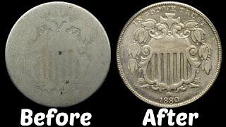 How To Restore 150 Year Old Coins Using Nic-A-Date (DATES REVEALED!)