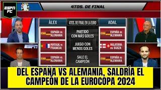 ESPAÑA vs ALEMANIA será partido más ATRACTIVO, con más goles y SALDRÁ EL CAMPEÓN EUROCOPA | ESPN FC