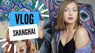 Immigrant life in China 2023. Shanghai downtown life. Vlog. Exhibition