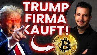 Firma von TRUMP startet BITCOIN-Strategie! BTC-Kauf für $2,5 Mrd. geplant!