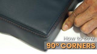 How to sew  90° Corners - Car Upholstery Basics