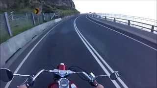 Cruising on the Hyosung ST7