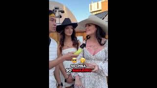 Interviewing beautiful girls in calgary stampede