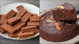 Make This Chocolate Cake With Just 1 Packet Biscuit | Delicious Chocolate Cake | Easy Cake Recipe