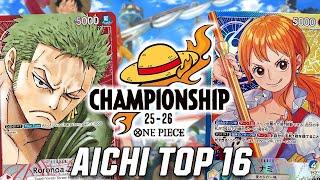 [OP11] OP11 Nami vs. OP01 Zoro || Aichi Wave 1 Top 16 || One Piece Trading Card Game