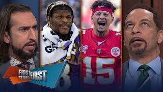 What happened to Brou’s Ravens & did Nick’s Chiefs get lucky in the win? | NFL | FIRST THINGS FIRST