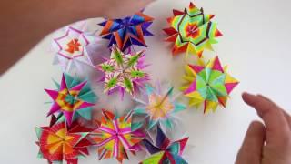 Folded Paper Stars for Kids with Babble Dabble Do