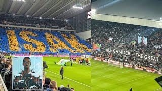 Newcastle United Honors Alexander Isak With Massive Tifos Ahead of 2-0 Defeat v West Ham United