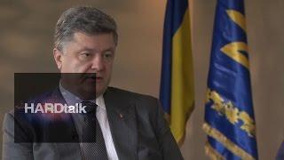 Ukraine President Petro Poroshenko - BBC HARDtalk