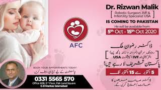 Dr. Rizwan Malik Homecoming Sep 2020 | Infertility Treatment | RWP / ISL | Pakistan