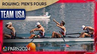 U.S. rowing BACK ON TOP; men's four captures first U.S. gold in SIXTY FOUR years | Paris Olympics