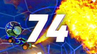 ROCKET LEAGUE INSANITY 74 ! (BEST GOALS, FREESTYLES, MOST SATISFYING MOMENTS)