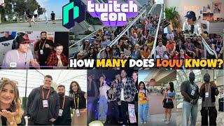 Louu Reacts to NOPIXEL Streamers AT TWITCHCON (Summit & Fanfan Jiggity And More)