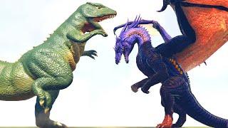 GOROSAURUS vs DRAGON/GODZILLA and More | ARK Kaiju Battle