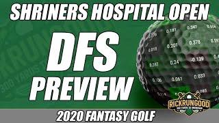 Shriners Hospital Open | DFS Preview & Picks 2020