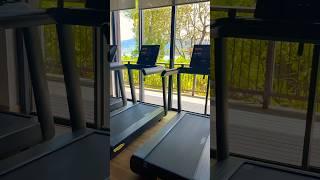 Seychelles | Workout Looking At The Ocean #seychelles #resort #hilton #gym #africa