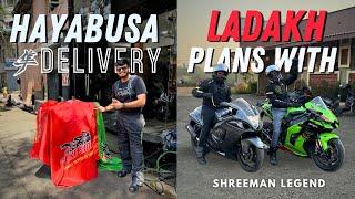 Taking Delivery Of My First Superbike Suzuki Hayabusa With @shreemanlegendliveofficial