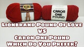 Yarn Review - Lionbrand Vs Caron | Which Do You Choose | Bag-O-Day Crochet Video