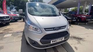 2017 67 FORD TRANSIT CUSTOM DCIV DOUBLE CAB IN VAN 6 SEATS LIMITED AUTOMATIC 290 L1 2.0 TDCI 170PS