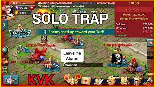 SOLO Trapping Action in KVK Lords Mobile - GameF1rst #lordsmobile