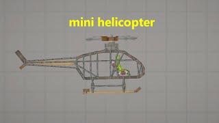 I BUILD A MINI HELICOPTER IN MELON PLAYGROUND | PEOPLE PLAYGROUND | ACTION SANDBOX