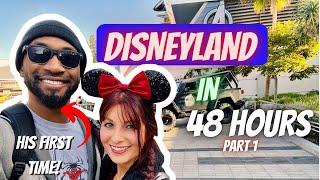 My FIRST Time at Disneyland VLOG // 48 Hours Part 1 (2022)