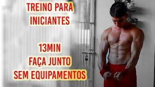 Treino para INICIANTES na Calistenia | 13min | Faça Junto!