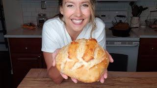 Homemade Bread for Beginners EASY Recipe in 5 Minutes of Hands On Time a Day