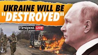 LIVE: Putin Pledges "Destruction" of Ukraine After 9/11 Style Drone Attack On Kazan | Ukraine War